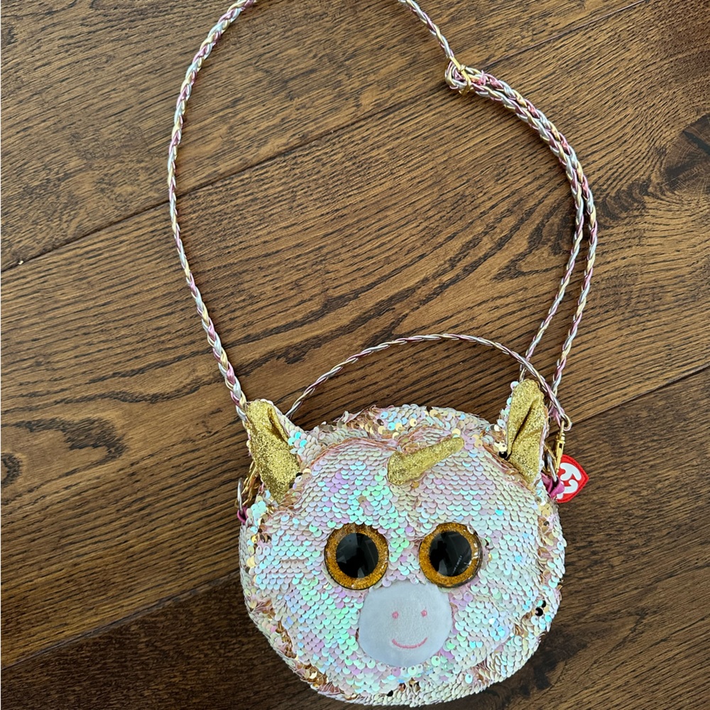 Ty sequins unicorn purse
